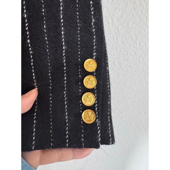 smythe birkin blazer black pinstripe US0 - Picture 6 of 8